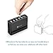 iClever BoostCube+ 60W 6 Port USB Wall Charger | Desktop Charger, 5 Ft Detachable Power Cord Charging Station for iPhone 7/6s, iPad Pro/Air 2/mini, Galaxy, LG, Nexus, HTC and More