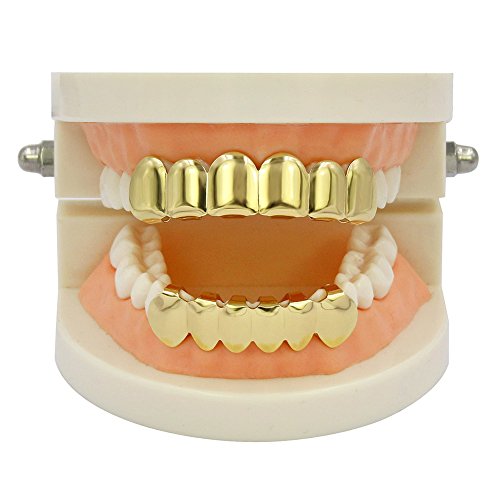 Gold Grillz for Kid 18K Boy Girl Top Bottom Grill Teeth Mouth Tooth Golden Hip 605757917306 eBay