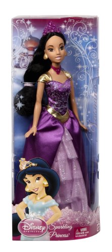 disney sparkling princess jasmine doll