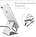 Rumfo Cell Phone Stand, Universal Portable Aluminum Desktop Charger Mount Holder Metal Charging Dock Cradle for Nintendo Switch iPhone iPad Samsung Android Smartphones and Tablets (Blue)