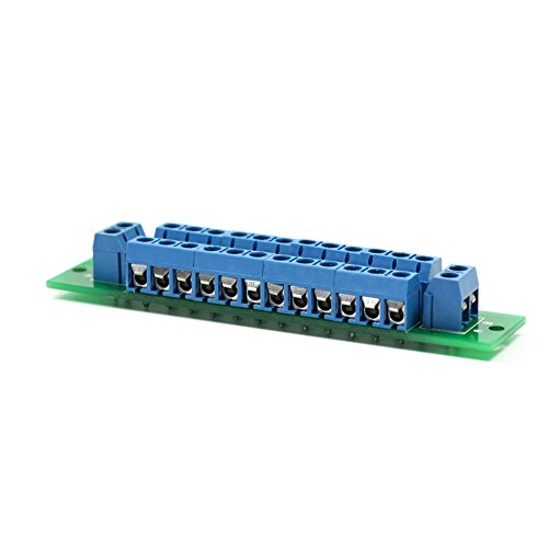 PCB007 1X 12 Position Power Distribution Board 2 Inputs 2 x 13 Outputs for DC AC Voltage New