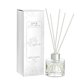 Creative Scents White Cashmere Essential Oil Reed Diffuser Sticks in Gift Box, Aromatherapy-Grade Oils Blend, Natural Scented Diffusing Kit, Non-Toxic Home Spa Fragrance Diffuser Set, 75 ML/2.5 Oz