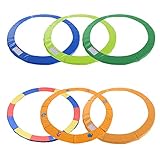 Exacme Trampoline Replacement Safety Pad Spring Cover, No Slots for Poles, Variety of Sizes and Colors