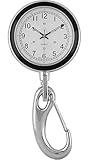 Moulin Unisex Clip-on Silver and Black Watch #4095.50132