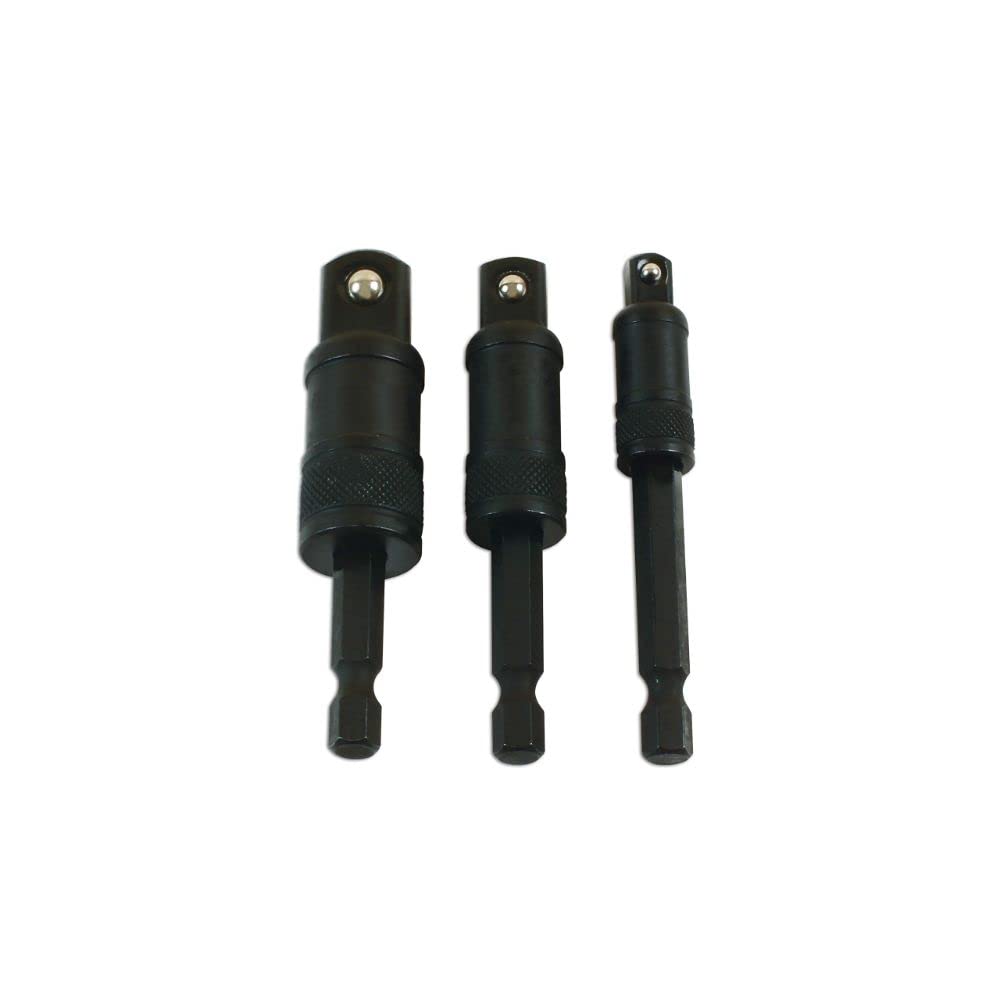 Laser 7778 Impact Quick Locking Socket Adaptor Set 75mm 3pc