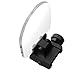 COWEEN Scope Protector White and Yellow Airsoft Lens Protector with 20mm Rail Mount Tactical Scope Lens Cover 4mm Thick Shield Reflex Sight 55mm High for Hunting Shooting