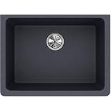 Elkay ELGU2522GY0 Quartz Classic Single Bowl Undermount Sink, Dusk Gray