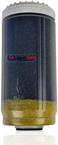 LiquaGen Replacement Water Filter for 4.5 x 10" Big Blue Water System | Chlorine &amp; Bacteria Reduction | KDF 55 &amp; UDF Carbon Media