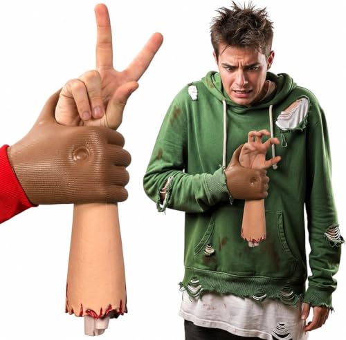 Zadin Severed Hand Prop, Halloween Fake Hand