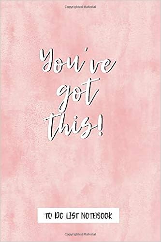 You Ve Got This To Do List Notebook Planner With To Do List Organizer Notepad Daily Task Planner Daily Planning Pad Productivity Schedule Organizer Amazon Co Uk Papery Studio Books