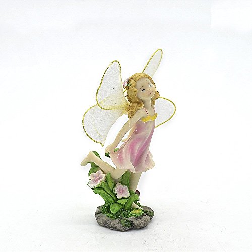 Tonsiki Resin Fairy Garden Ornament Home & Outdoor Decor Flower Fairies Set of 4 Pricepulse