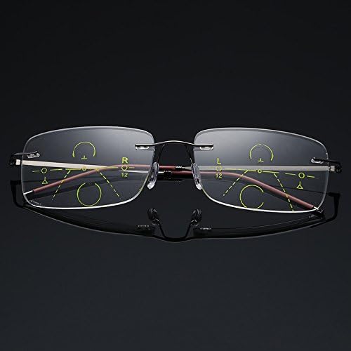 Espeedy Reading Glasses Progressive Multifocal Lens Presbyopia Anti Fatigue Glasses for Elders
