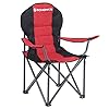 SONGMICS Campingstoel, inklapbaar, klapstoel, comfortabel met schuim beklede zitting, met flessenhouder, hoog belastbaar…