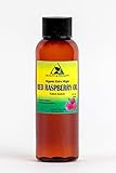Red Raspberry Seed Oil Organic Unrefined Extra Virgin Cold Pressed by H&B OILS CENTER Pure 2 oz