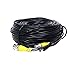 Henxlco 4 Pack 100 feet BNC Video Power Cable Security Camera Pre-Made All-in-One Extension Wire Cord for CCTV DVR Surveillance System