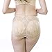Defang Women's Padded Seamless Panties Breathable Enhancer Shapewear Butt Removable Lightly Padded Underwear (XL, Beige)