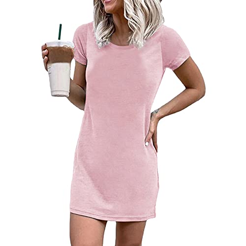 LKPJJFRG T-Shirt Dresses Women Evening Party Elegant Prom Elastic