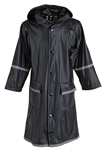image for WearWide Kid's Rain Jacket: Big Girl's Kids Waterproof Full Length Lon
