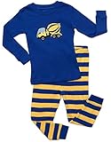 Frogmouth Boys Cement Truck 2 Piece Pajama set 4 Years Blue