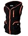 H2H Mens Activity Fashion Active Slim fit Sleeveless Hoodie Zip with Pockets BLACK US M/Asia L (CMOHOSL01)
