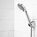 Aquality Handheld Shower Head High Pressure With Powerful Multi-Functions Spray 3.1” Including Long Flexible Hose-Adjustable Bracket And Extra Mount Holder-Chrome