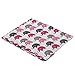 Bacati - Elephant Pink, Fuchsia, Grey 100% Cotton Girls Universal Baby Crib or Toddler Bed Fitted Sheet