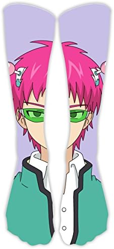 Saiki Cartoon no Psi-nan Long Stocking 3D Printed Hose Perfect Gift Family 20" Socks