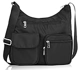Suvelle Carryall RFID Travel Crossbody Bag, Handbag, Purse, Shoulder Bag, BA10
