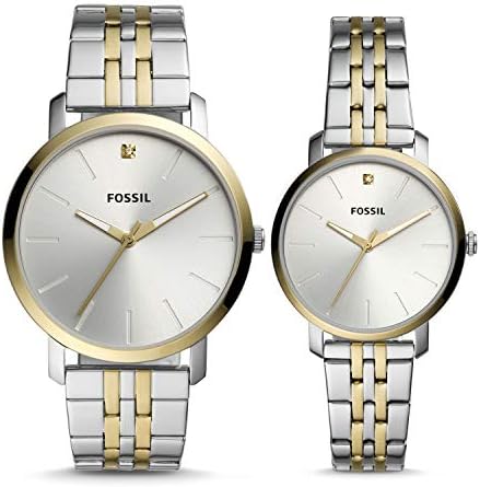 Fossil Couple Watch Diamond His Her Lux Luther Bq2467set Buy Online At Best Price In Uae Amazon Ae