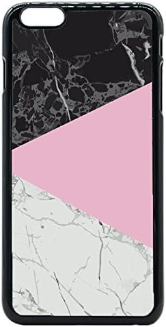 Pink Black and White Marble Pattern iPhone 6 Plus / iPhone 6S Plus (5.5) Hard Case Back Cover