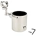 BF Systems Diamond Plate Chrome Motorcycle Cup Holder [Kitchen]