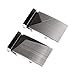 BLUECELL 2PCS Alloy Solid Buckle Automatic Ratchet Leather Belt 35MM Buckle for Men