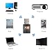 XVZ USB WiFi Adapter, 600mbps Dual Band 2.4G/ 5G Wireless Adapter, Mini Wireless Network Card WiFi Dongle for Laptop/Desktop/PC, Support Windows10/8/8.1/7/Vista/XP/2000, Mac OS X 10.6-10.13