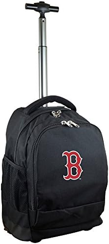 Denco MLB Premium Wheeled Backpack Boston Red Sox