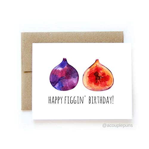 Figgin Awesome//Birthday Card, Funny Birthday Card