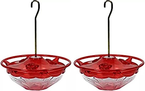 Aspects Mini HummBlossom Hummingbird Feeder, 4 oz, Rose (2 Pack)