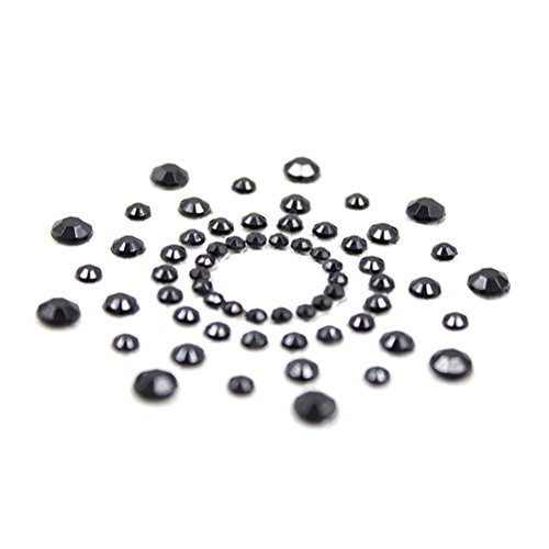 Tinksky Womens Nippel Cover Adhesive Pasties Brust Blütenblatt Pasty schwarz BH-Aufkleber wiederverwendbar – Bild 3
