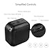 MIFA Bluetooth Speakers, A1 Portable Wireless Soundbox, IP56 Dustproof Waterproof, 12-Hour Playtime, Built-in Mic, TF Card Slot, Loud DSP Sound Enhanced Bass, Woven Fabric Black