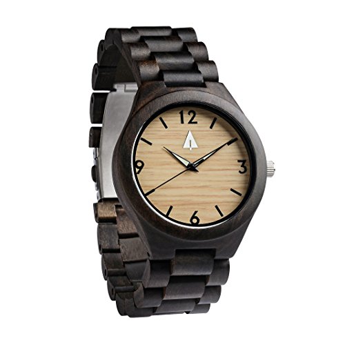 treehut mens wooden bamboo watch