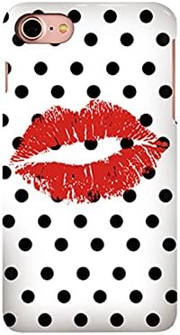 Sexy Red Lip Polka Dots Pattern Iphone 7 Case, Fashion Lip Design Iphone 7G 4.7Inch Protective Cover