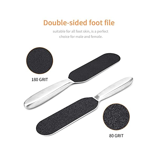 Canvalite-Pedicure-Foot-File-Foot-Scraper-Set-Rasp-Callus-Remover-Shaver-Professional-Stainless-Steel-Foot-Care-Tool-for-Hard-Dead-Skin Canvalite Pedicure Foot File Foot Scraper Set Rasp Callus Remover Shaver Professional Stainless Steel Foot Care Tool for…