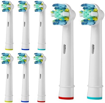 8pcs Replacement Toothbrush Heads for Braun Oral-B Floss Action Electric Toothbrush