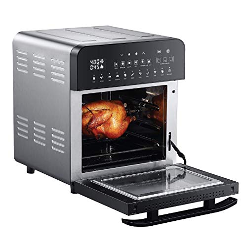 GoWISE USA 14.7Quart Air Fryer Grill with Dual Heating Elements & Oven