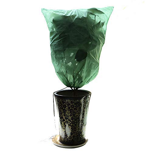 JK 3 PCS Plant Protection Bags, Garden Fleece Plant Cover Warming Jackets, Winter Frost Cold Garden Greenhouse Bags - 80 x 100 CM