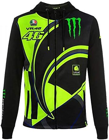 Champions Motorsports Hoodie Fleece Monster Valentino Rossi 46 Official Collection Located in USA