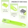 MOSNOW-Spring-Onion-Slicer-Stainless-Steel-Finger-Guards-Onion-Shredder-with-Lid-and-7-Blades-Vegetable-Cutter-Cooking-Tools-Multi-Functional-Kitchen-Gadgets-Green MOSNOW Spring Onion Shredder + Stainless Steel Finger Guards, Onion Shredder with Lid and 7 Blades, Vegetable Cutter…