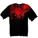 Hot Leathers mens Motorcycle novelty t shirts, Black, XX-Large US