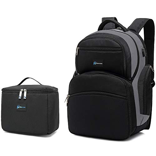 backpack with detachable lunch box