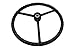 D6NN3600B New Ford Tractor Steering Wheel [Splined center] W/Cap 8N 2000 2600 3000 4000 5000 7000