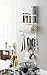 YAMAZAKI home 2560 Kitchen Rack-Magnetic Storage Holder & Organizer, One Size, White